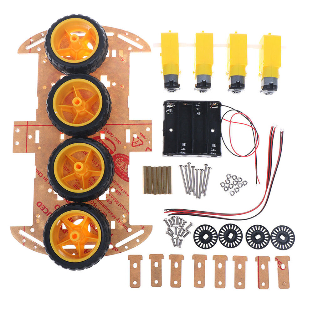 Intelligent car chassis encoder Arduino ultrasonic module. 