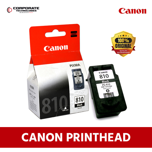 Canon PG-810 Print Head (Black )  , Standard For Canon PIXMA iP2770/ iP2772 /MP237/ MP245 / MP258/ MP258/ MP276/ MP287/ MP486/ MP496/ MP497/ MX366/ MX338/ MX347/ MX357/ MX366/ MX416/ MX426 Printer.| GENUINE Made in Japan |