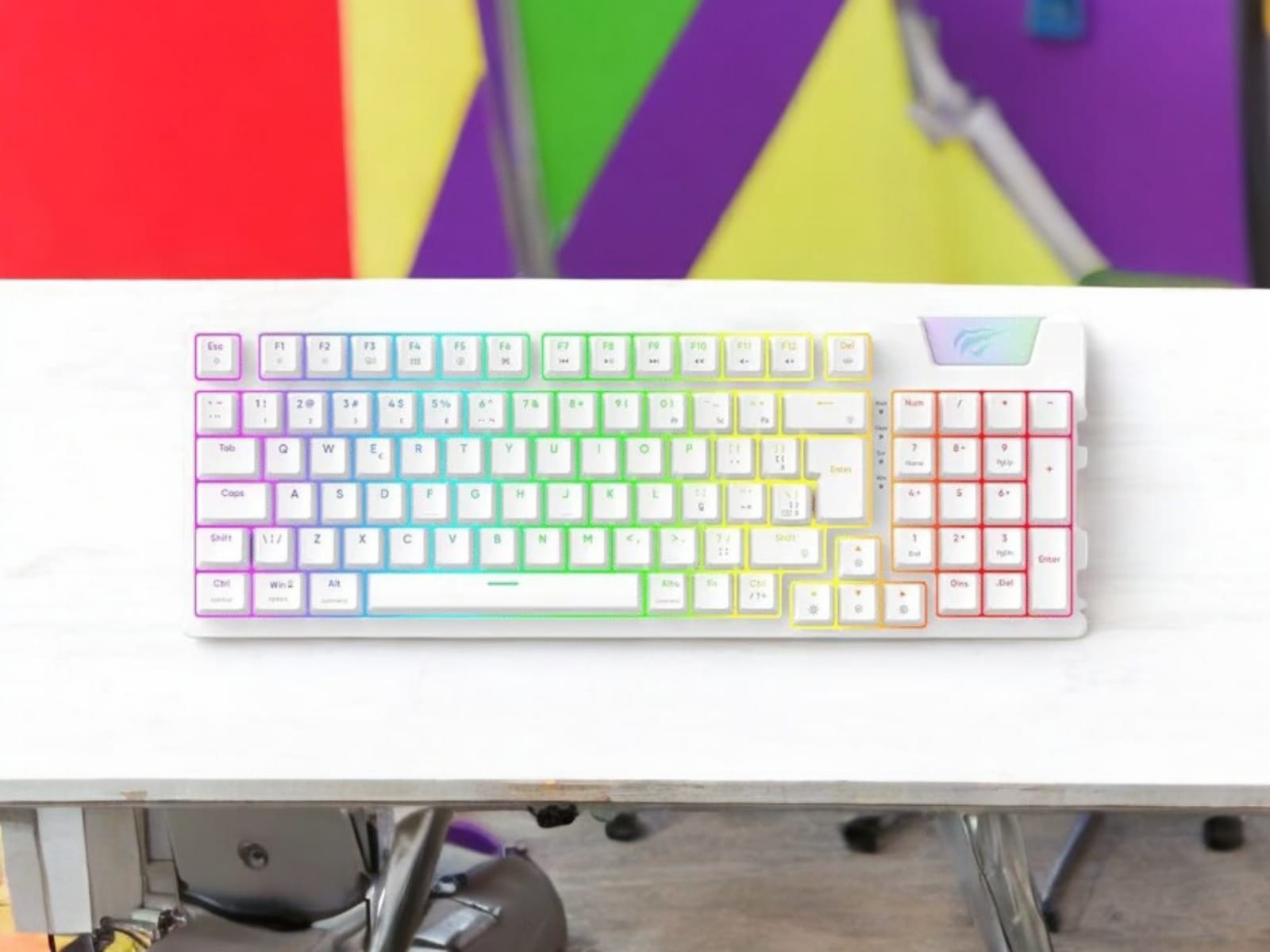 Havit KB885L-PB RGB Gaming Mechanical Keyboard. 
