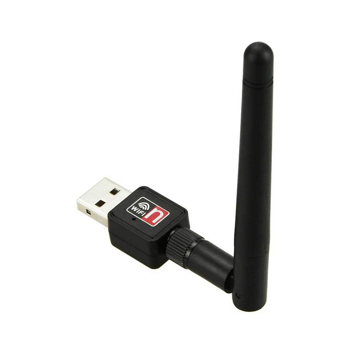 USB Wifi Receiver And Share 300Mbps Pc - Black - Enhanced Connectivity For Faster Internet Access. 