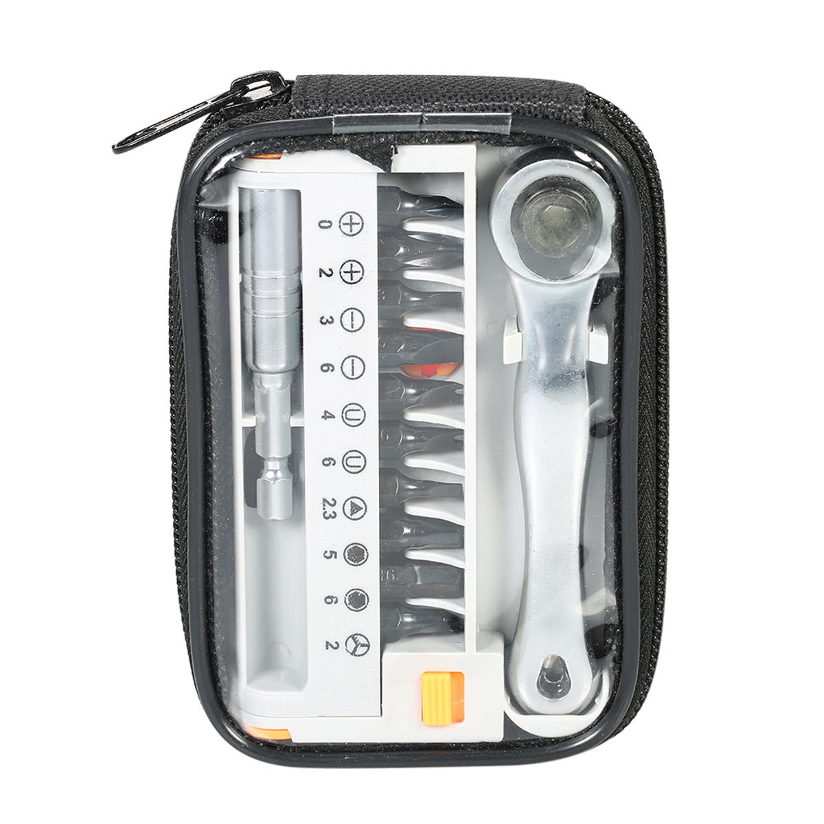 KOGEEK 12pcs Mini Ratchet Wrench Close Quarter Ratcheting Screwdriver Bits Set with 1/4" Drive