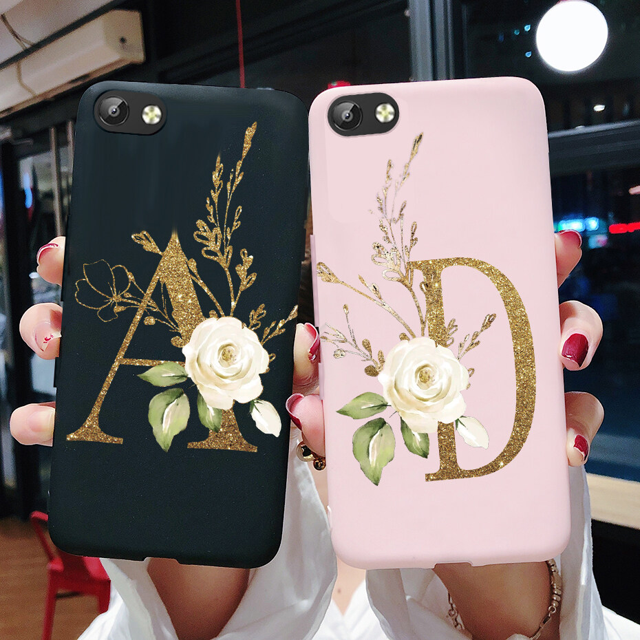 For Vivo Y69 Casing Cute Letters Cover Soft Silicone Phone Case For VivoY69 Y 69 Vivo 1714 Y69 Case