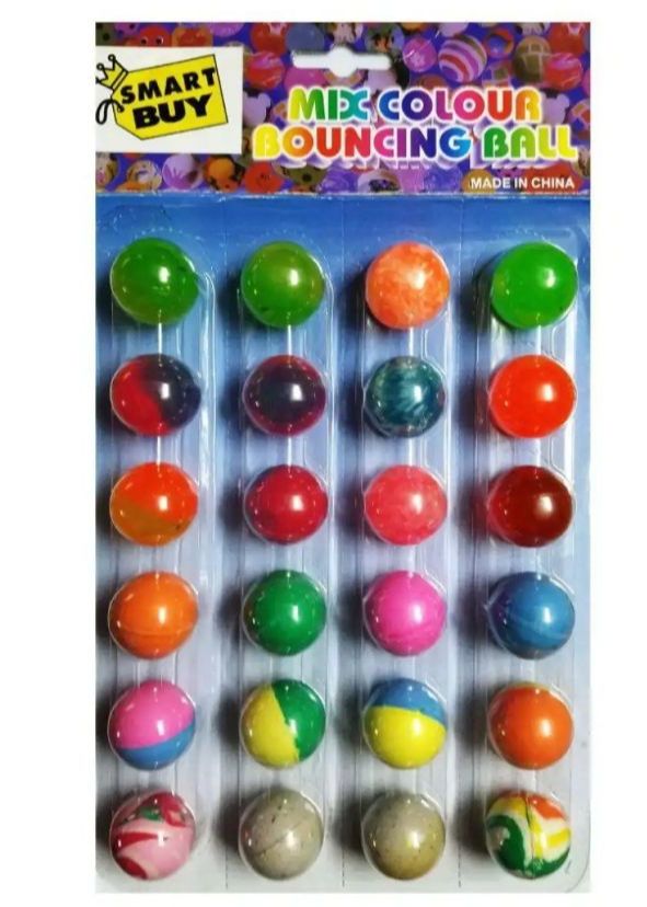 Bouncing Rubber Jumping Balls-6pcs