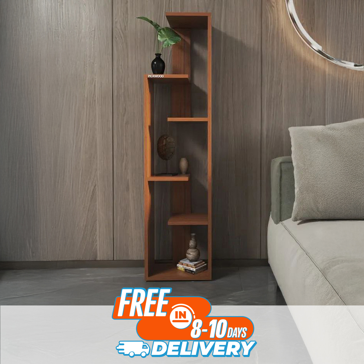 Unique Design Book Shelf | Book Organizer | Showpiece Shelf | Showpiece Organizer
