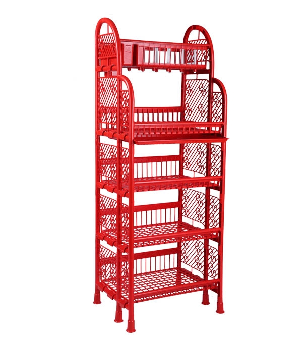TEL Classic Queen Kitchen Rack With Tray 5 Step Red 861609. 