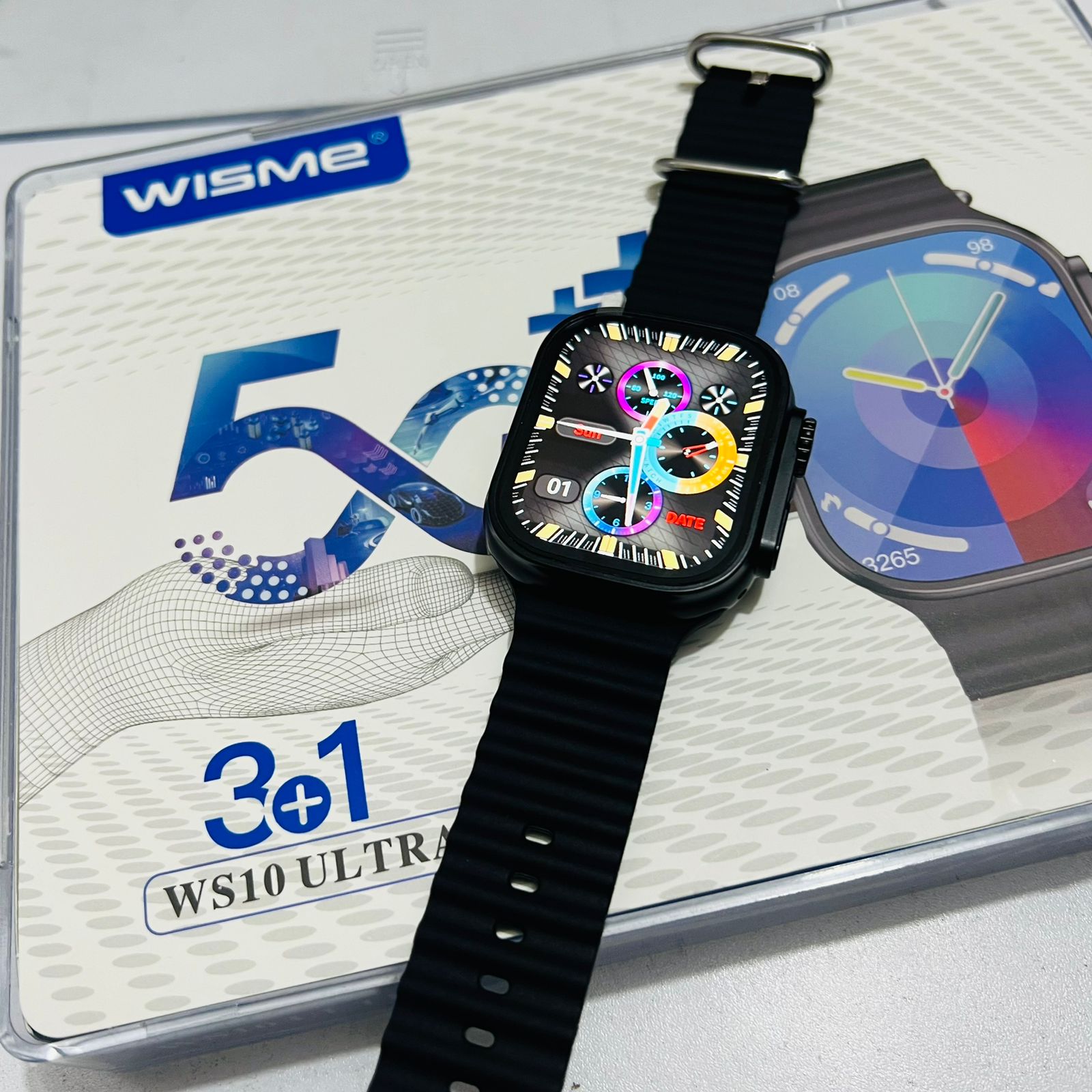 Ws9 Ultra  Android Smartwatch SIM Card WiFi Support with Retractable Rotating Camera Smart Watch. 