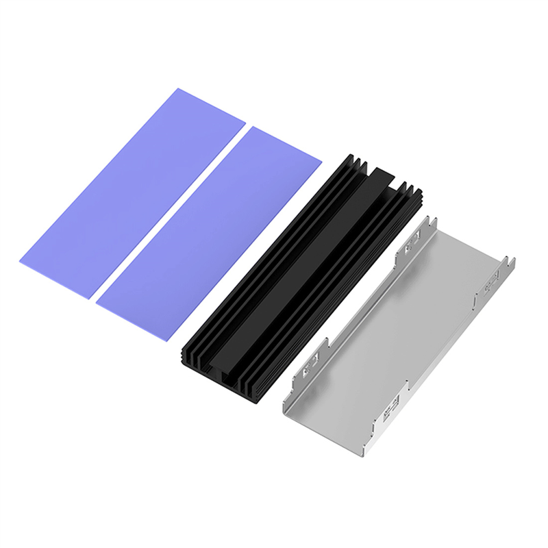 M.2 SSD NVMe Heat Sink M2 2280 Solid State Hard Disk Aluminum Heatsink Gasket for M.2 2230 2280 NGFF NVME SSD. 