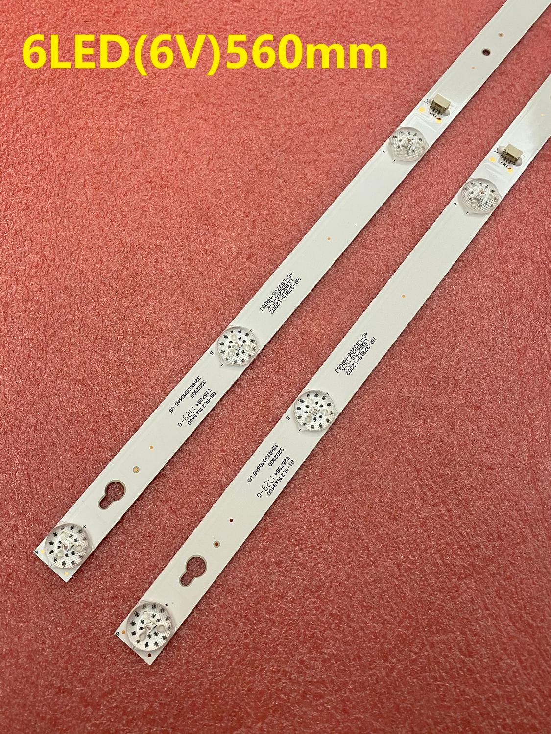 【DM bag factory Store】2 6LED Backlight Strip for Toshiba TCL 32L2600 32L2800 32L2900 L32S4900S 32D2900 32HB5426 TOT_32D2900. 