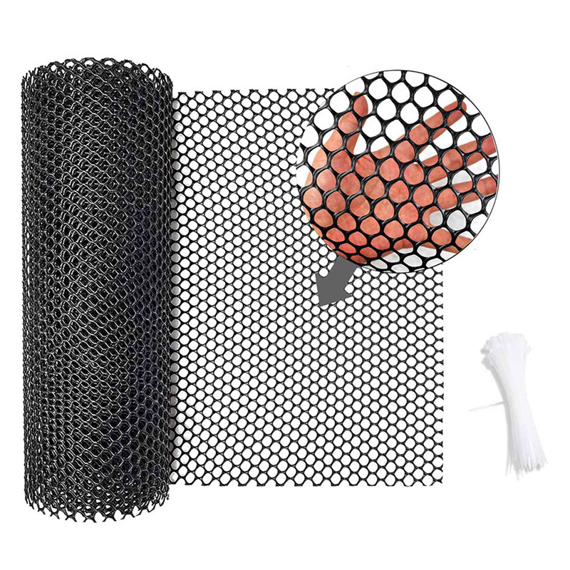 2X Plastic Chicken Wire Fence Mesh,Fencing Wire for Gardening, Poultry Fencing, Chicken Wire Frame Netting. 