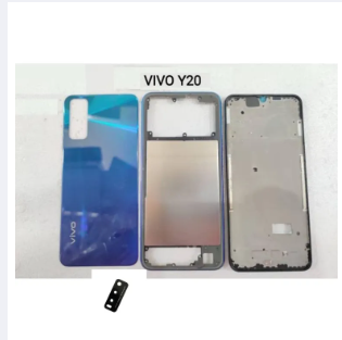 Middle Body LCD Display Ring Frame With Backshell for vivo y20 y20i y20s y20a / Full Body For Y20. 