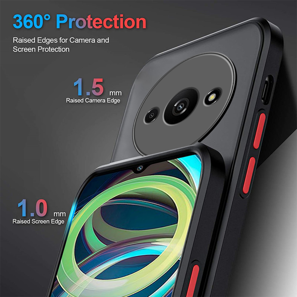 For Xiaomi Redmi A3 Full Pack Anti-Drop Skin Feeling Phone Case For Mi Redmi A3 A 3 a3 6.71 inch Ultra-Thin Simple Solid Color Phone Back Cover. 