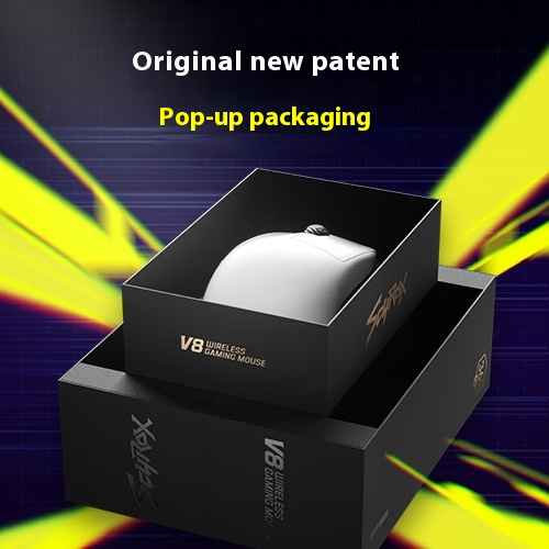 In Stock Scyrox V8 Mouse Dual Mode Wireless Mouse Paw3950 8K Low Latency Gaming Mice Lightweight Nordic52840 Custom PC Accessory. 