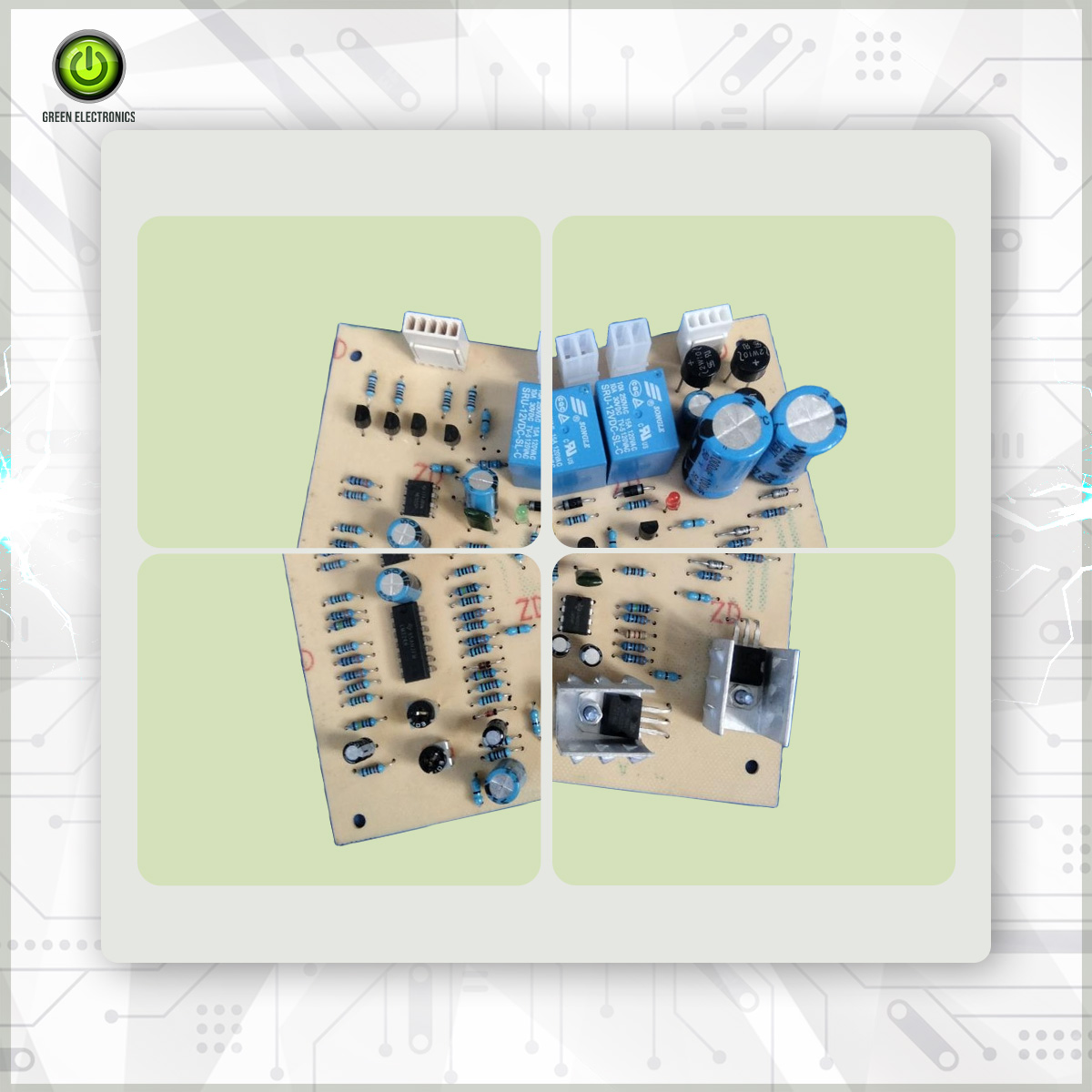 Automatic Voltage Stabilizer Circuit Industrial Oil Type Avr Control Circuit. 