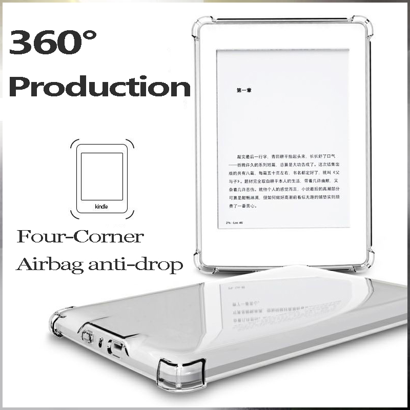 Anti-fall Cover for Kindle Paperwhite 5 2021 Case for KPW 4 KPW123 Kindle 2022 6 Inch Case Reader Tablets Case Clear Silicone. 