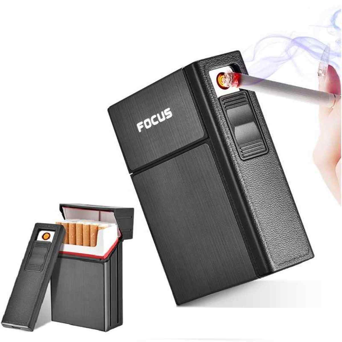 Focus Electric Coil Lighter with Box 20Pcs Cigar Case Lighter. 