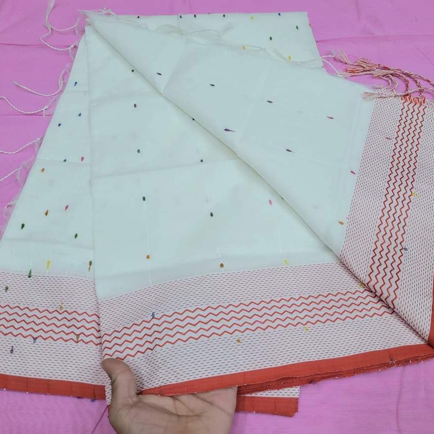 Exclusive Tangail tat fashionable half silk saree for women