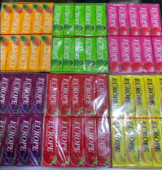 Europe Chewing Gum 20PCS Mix Box-
