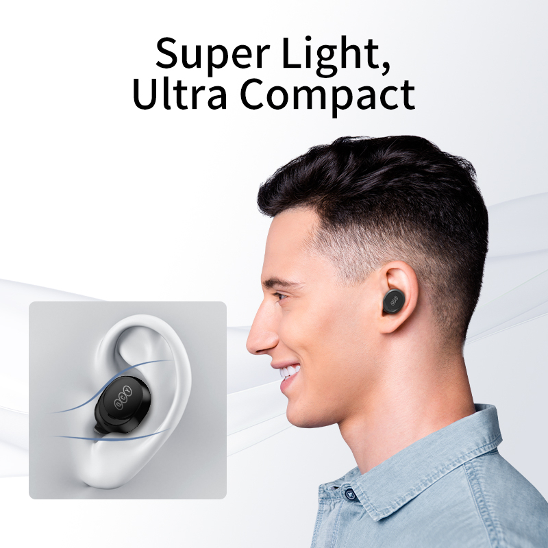 QCY ArcBuds Lite TWS Earbuds BT 5.3 32 Hours Battery Life ENC for HD Calling and QCY APP Customizable Control Wireless Bluetooth Earphones HT07 Lite/T17 for Men and Women. 