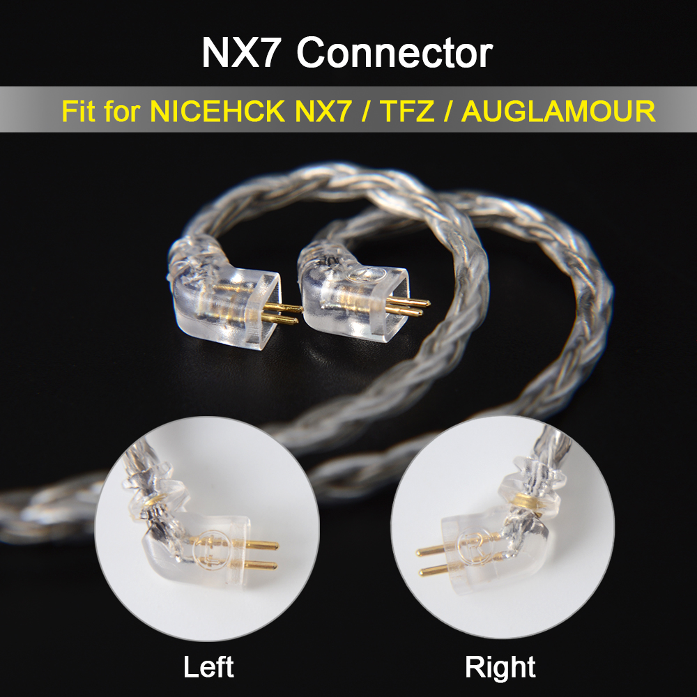 Nicehck 16 Core Silver Plated Cable 3.5/2.5/4.4mm Plug Mmcx/2pin/qdc Pin For Mk3 Mk4 F1 Tangzu Wan Er Sg. 