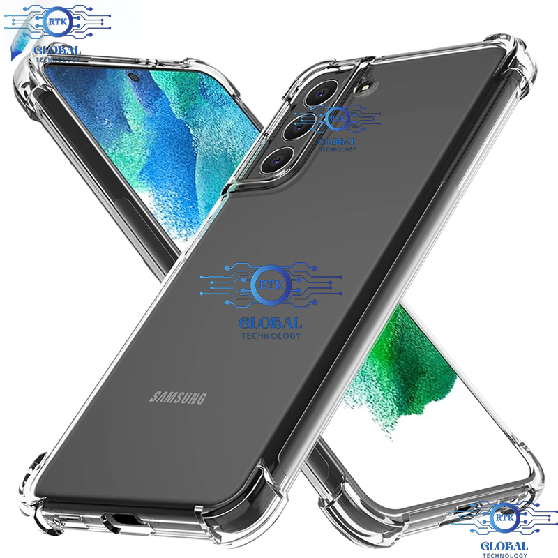 For Samsung Galaxy S22+ / Galaxy S22 Plus [ Clear Back  Soft TPU Bumper Frame Cover - Black - Back Cover