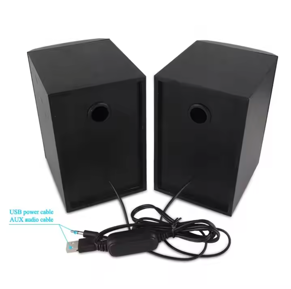 KISONLI T-010 USB 2.0 Stereo Speaker Promotional Stereo Desktop Computer Speakers - KISONLI T-010 USB 2.0 Stereo Speaker Promotional Stereo Desktop Computer Speakers buy online Bangladesh Gadget Corner
