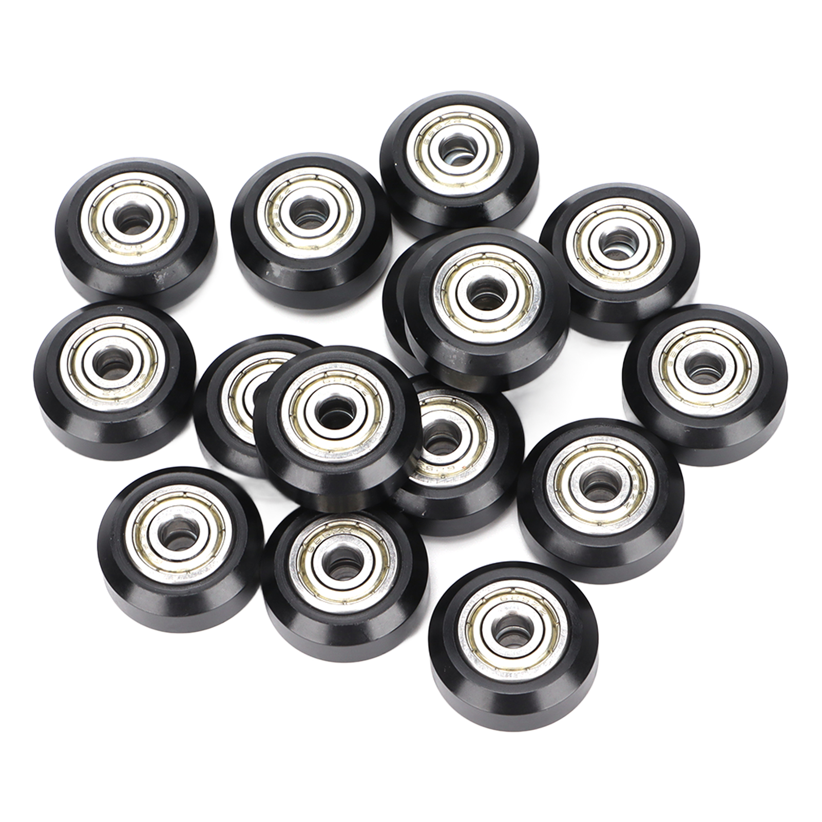 15Pcs V Shape Wheels POM Pulleys  Printer Accessories for Ender 3 for Tevo Tarantula. 