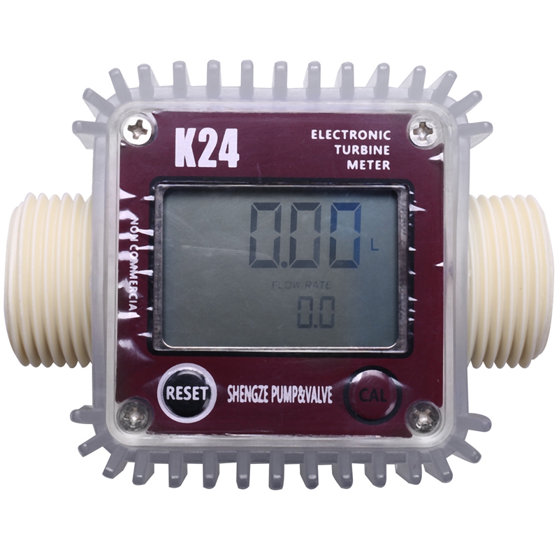 Digital Lcd K24 Flow Meter Water Seal Liquid Flow Meters. 