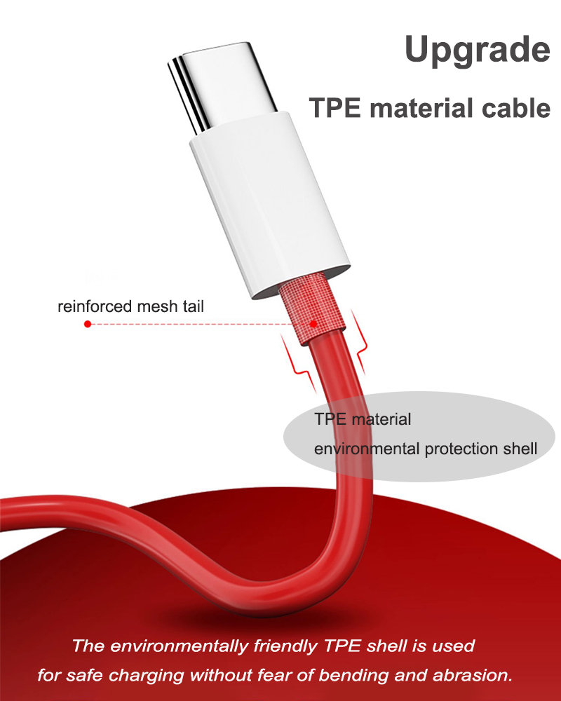 e C data oc Typo 7t 7ro 9RTe 10 P ChargE Warp65W 5A Fast Charging USB C Cable for OnePlus 9R N10 C 8 7Prt 6t Supervo Cable. 