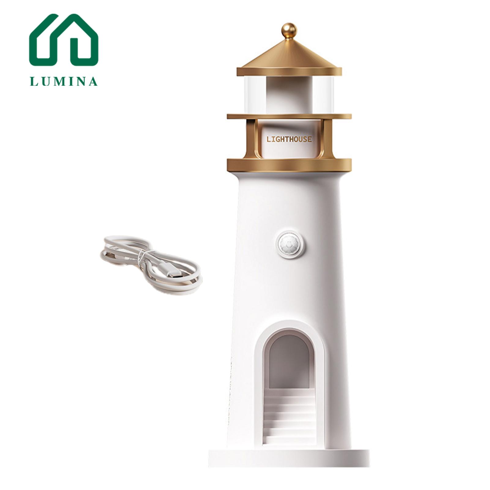 Lumina Adjusle Brightness Night Light Rechargeable Moon Lamp Projector Led Night Light with Remote Control Adjusle Brightness r Function Lighthouse Night Light le Decor Buyers' Favorite. 