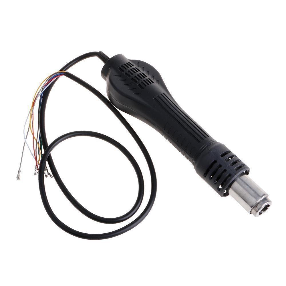 8 WIRE Soldering Station Hot Air Blower Handle 8 Wire 400W Hot Air Soldering Machine Heat Desoldering Machine For 858 858D 85D+ 8858 878A 878 BGA SMD Rework Soldering Station Tools. 