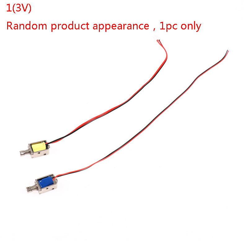 DC 3V 5V 6V 9V 12V Push-Pull Solenoid Through Type Electromagnet Stroke 4mm Conbo