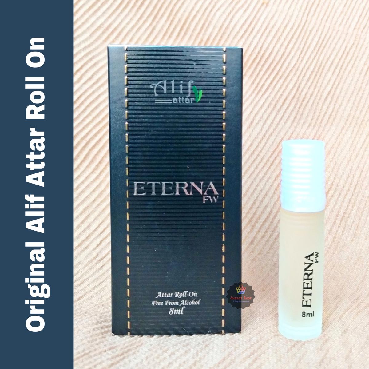 Alif Eterna Fw Attar Long Lasting Roll On Non Alcooholic Perfume - 8ml |  Daraz.com.bd