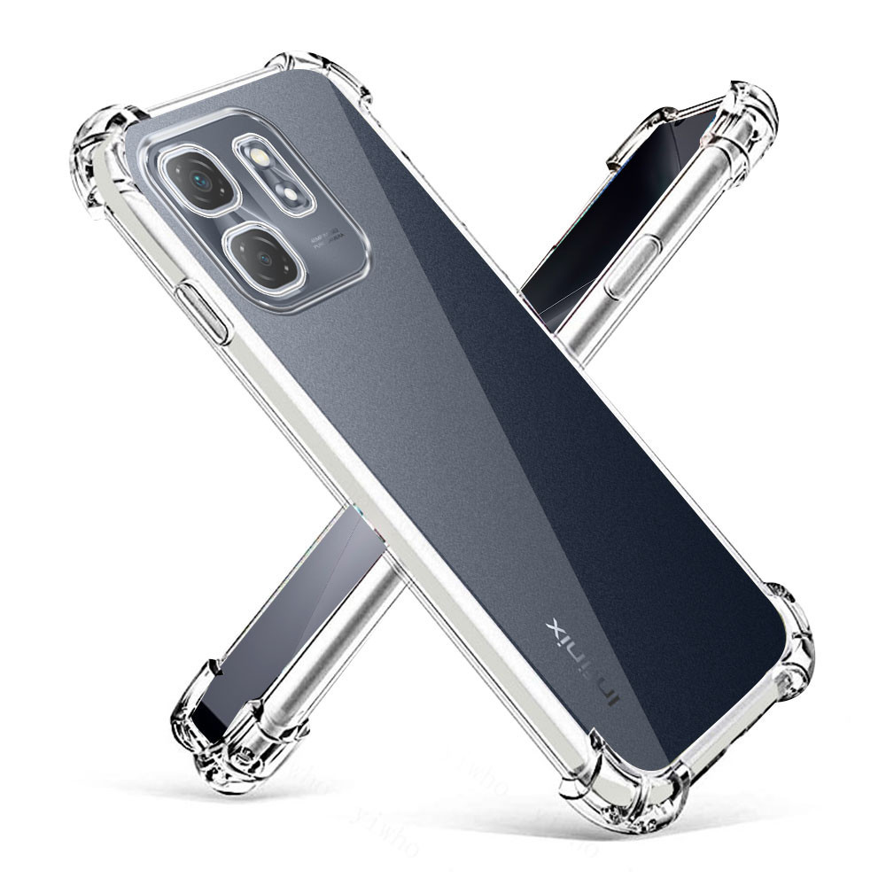 For Infinix Smart 9 / Hot 50i Case Clear Silicone Soft Phone Case For Infinix Hot 50i X6531 X6531B / Smart 9 X6532 Transparent Shockproof Back Cover