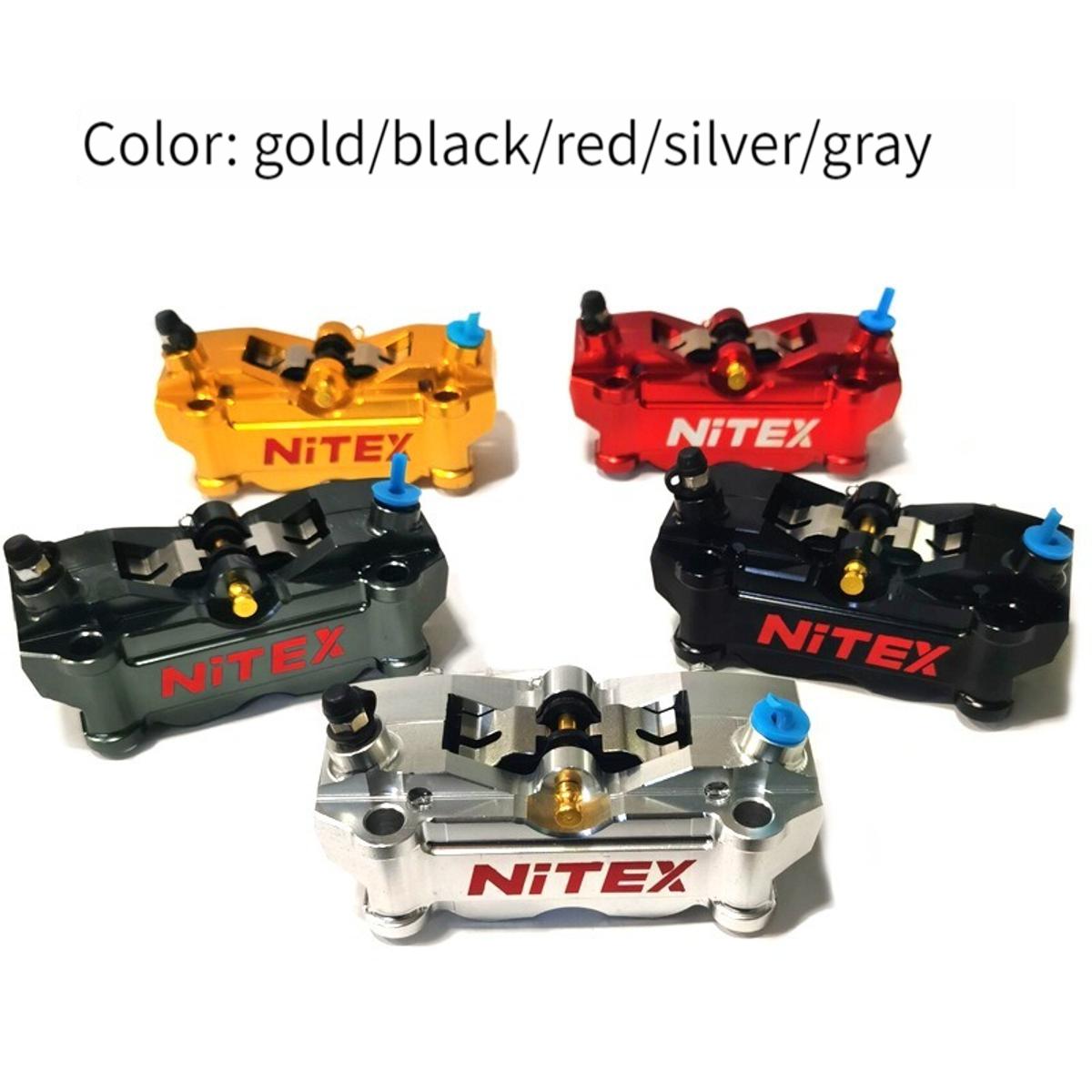 NITEX Motorcycle Large Radiant CNC Hole Distance 100MM Lower Pump Caliper Pair Four Calipers Suitable For All Models