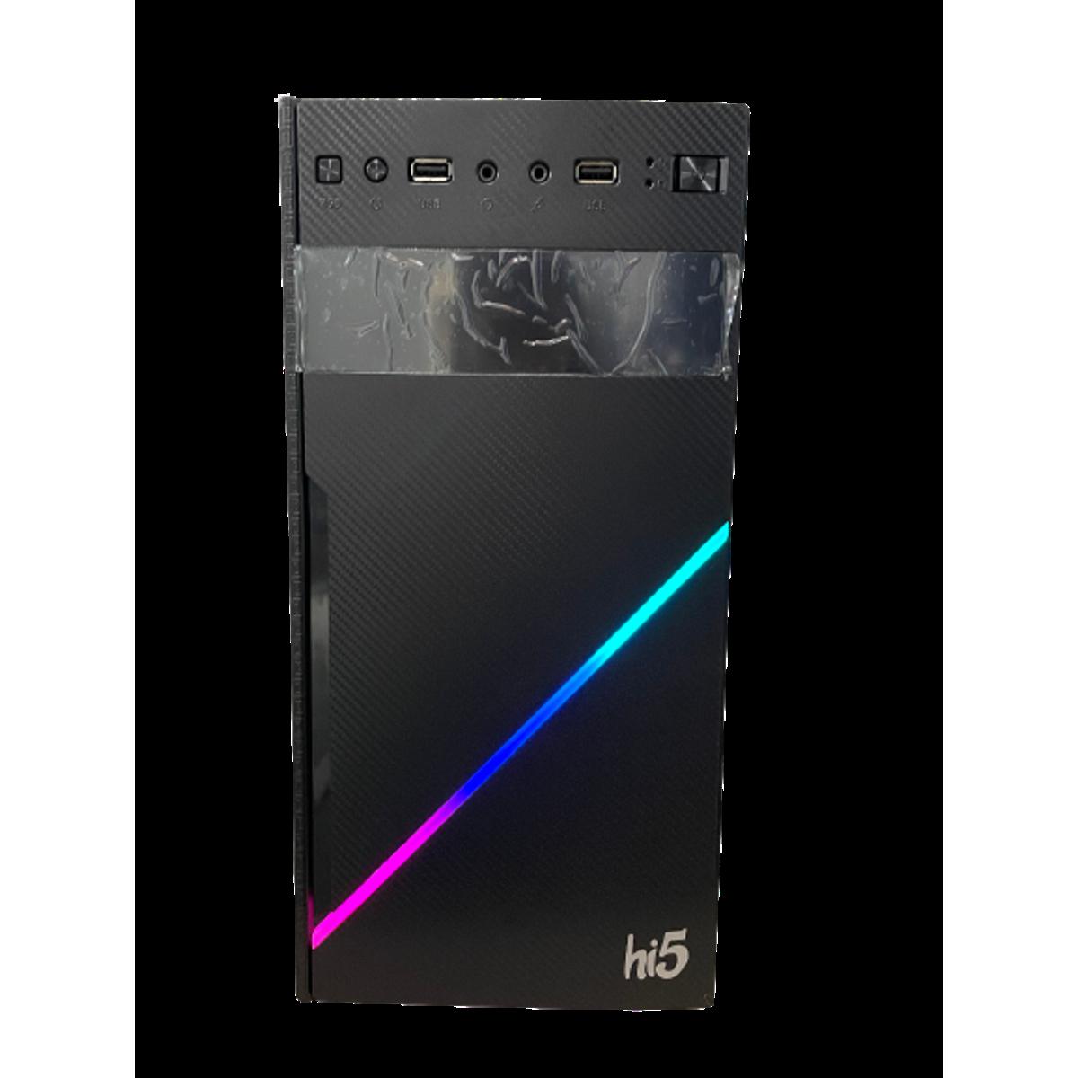 Computer Case hi5 (With hi5 Power Supply) RGB Strip Light Micro ATX Mini Tower