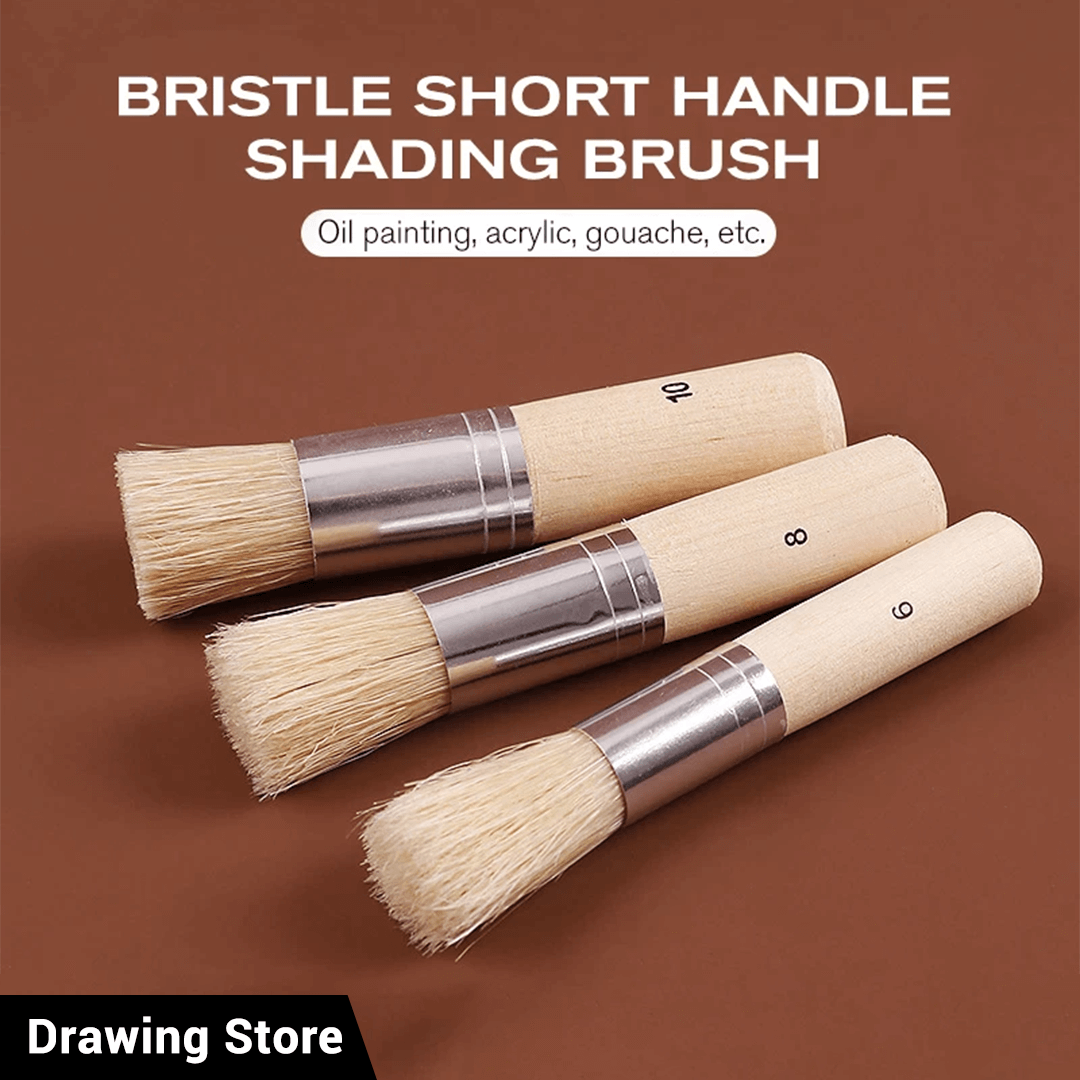 Stencil Brushes Set For Painting And DIY Craft 3 Pcs
