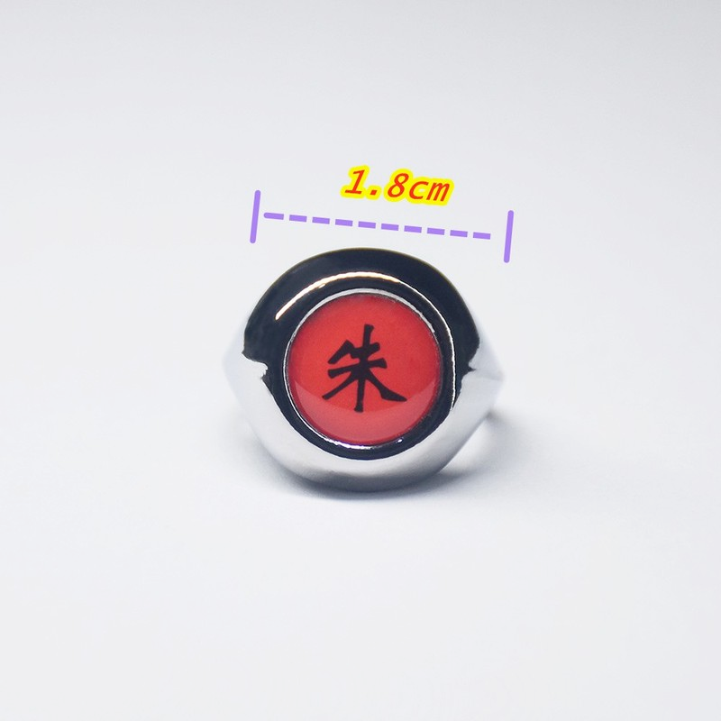 【beauty code store】Naruto Akatsuki rings Sharingan Sasuke Deidara Obito Ninja unisex Halloween cosplay gifts. 