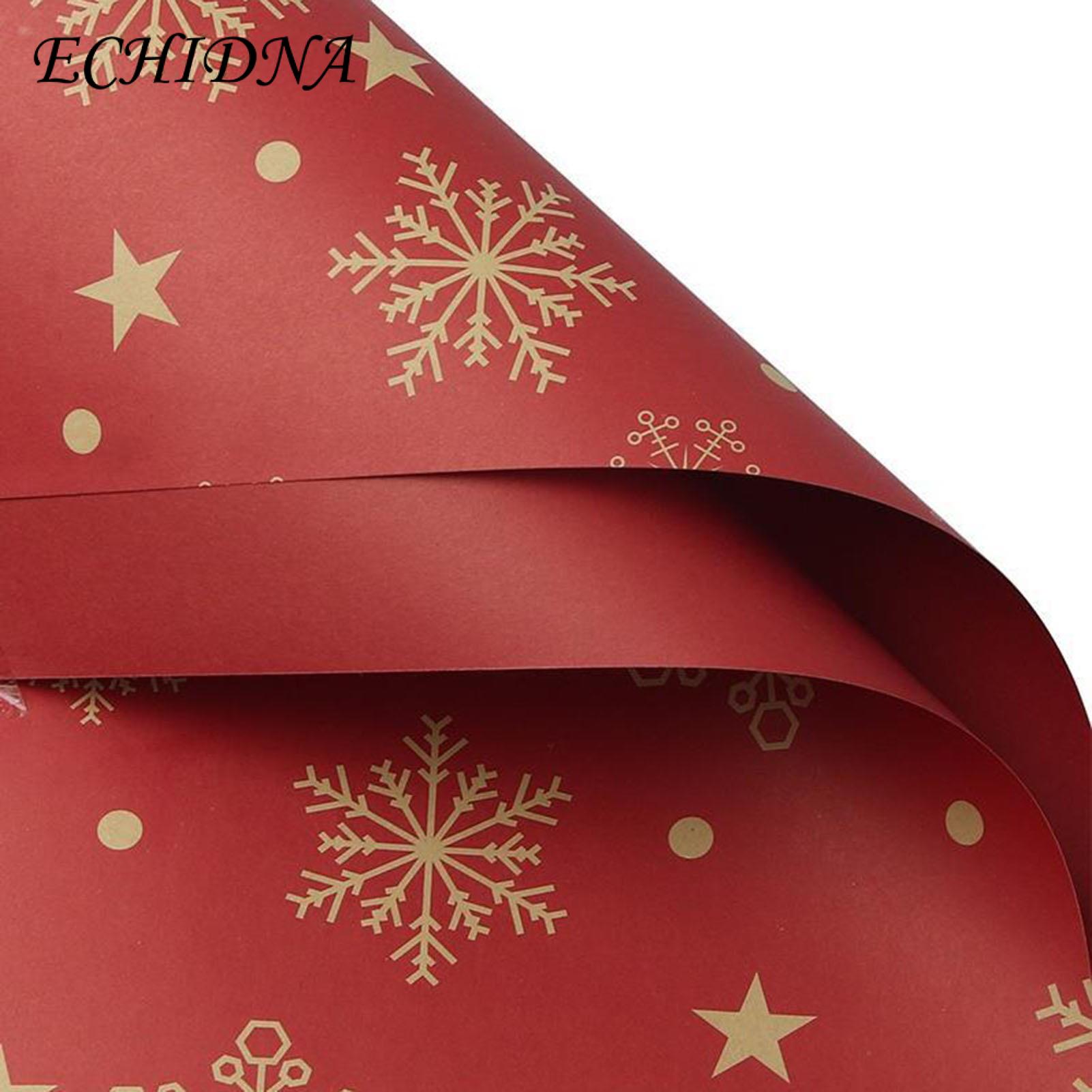 Christmas Wrapping Paper 2pcs Xmas Wrapping Paper Large Size Thick Durable Festive Elements Collection to Create Christmas Tree Wrapping Paper. 