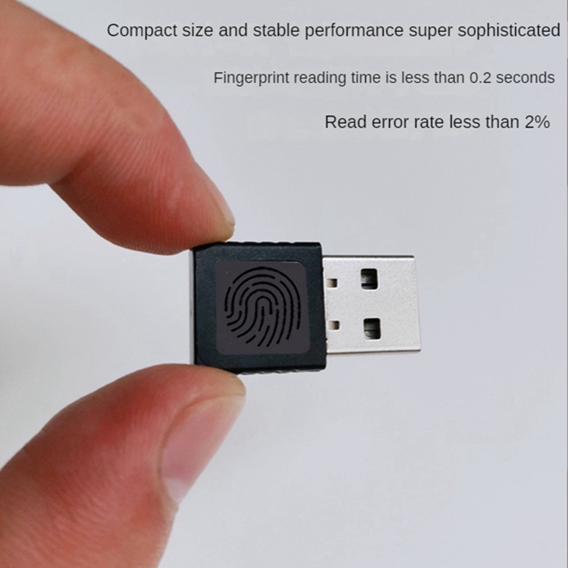 Mini USB Fingerprint Reader Module Device USB Fingerprint Reader For Windows 10 11 Hello Biometrics Security Key. 