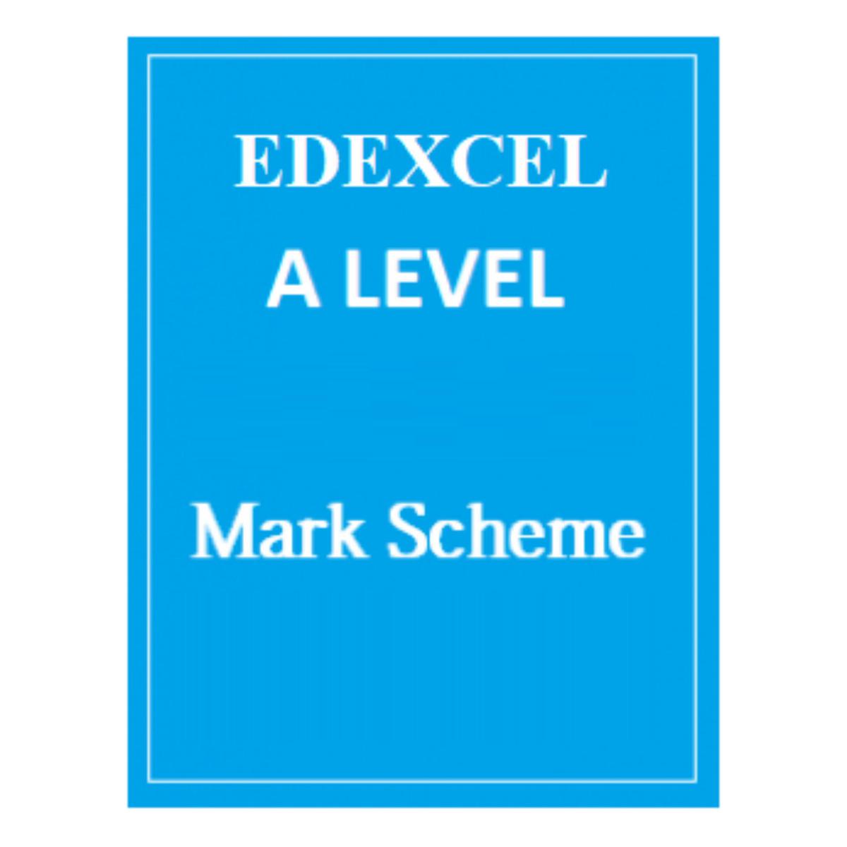 Edexcel A2 Accounting Mark Scheme