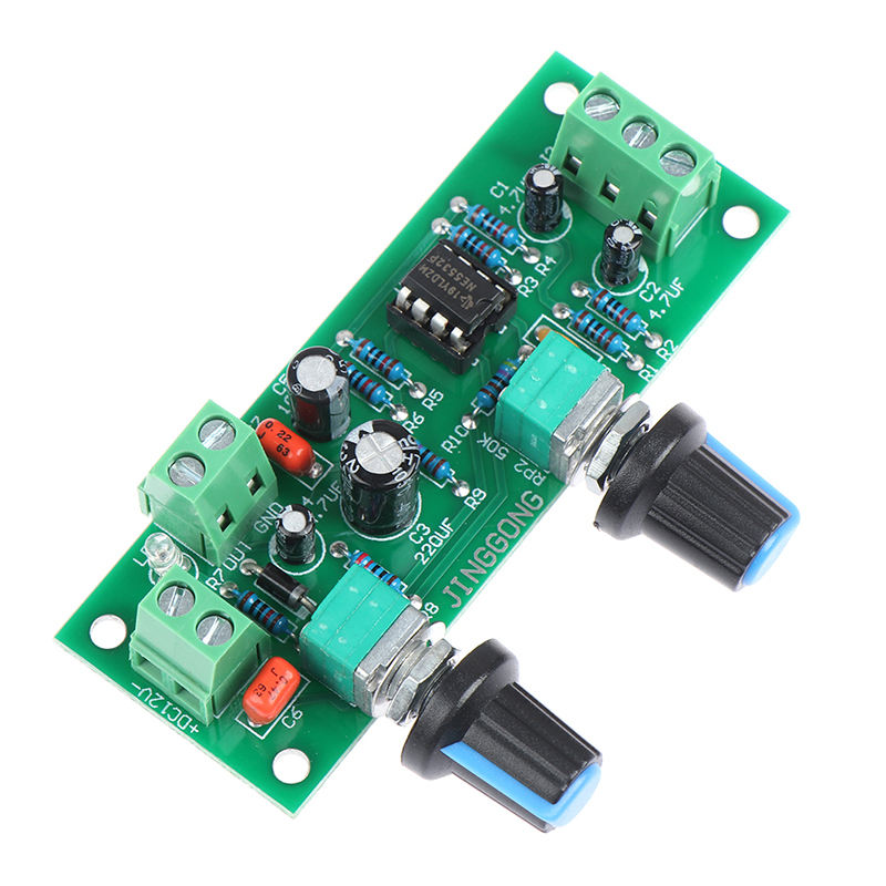 Single supply low pass filter board subwoofer preamp board 2.1 channel DC10-30V. 