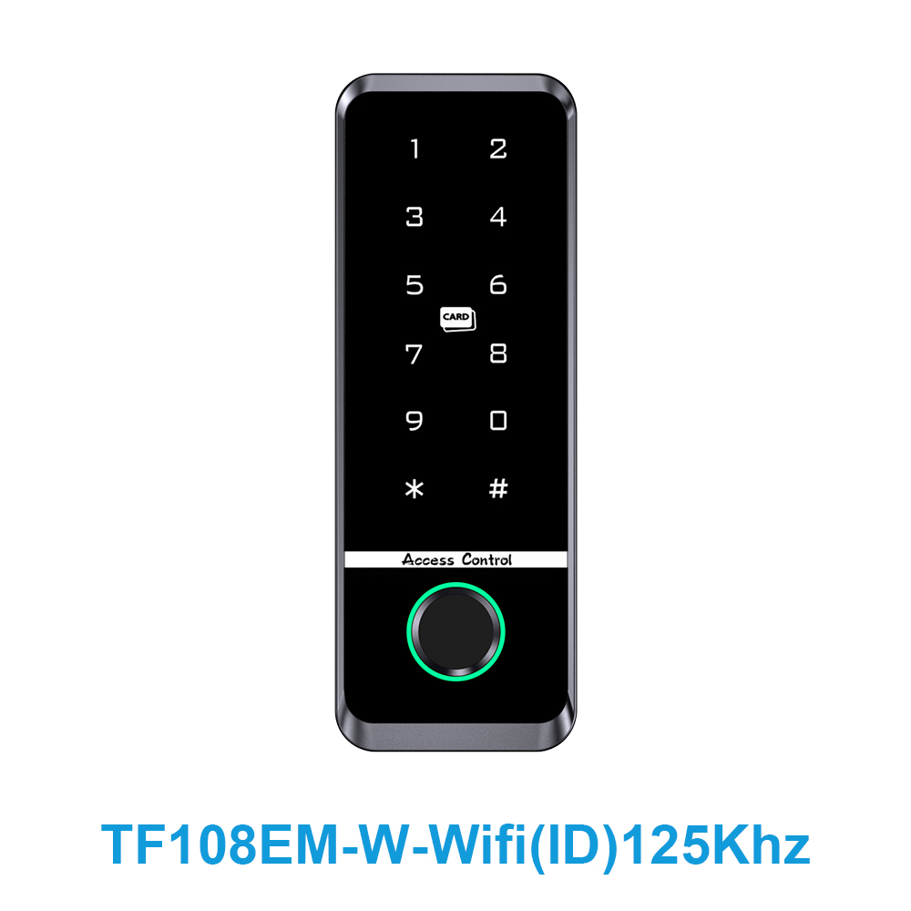 WiFi Tuya App Smart Fingerprint Door Lock IC Card Reader Access Controller Outdoor Keypad Waterproof Door Access Control System. 