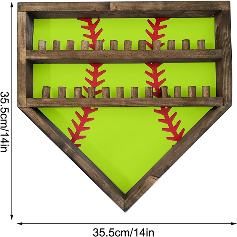 Baseball Holder Display Case Baseball Display Case Baseball Holders for Balls Display Baseballs Wall Display Box Antifade UV Protection Green. 