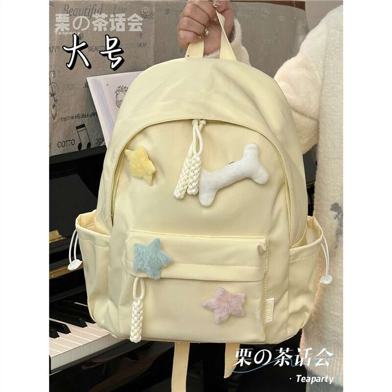 Instagram small simple and versatile, college style mini for girls, lightweight backpack. 