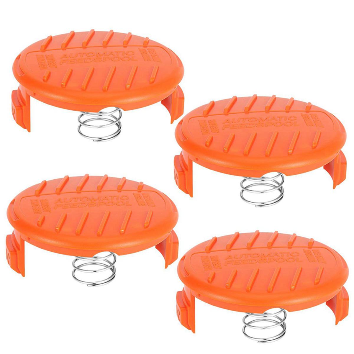 Delicate product 8-Pack RC-100-P Replacement Spool Cap Covers and Spring for Black-Decker AFS Trimmer GH600 NST2018 CST2000