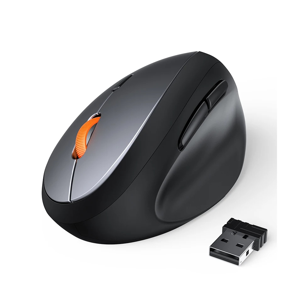 ProtoArc EM14 Wireless Mouse Bluetooth for Computer PC Office Laptop Accessories Ergonomic Vertical Mice Small Hands. 