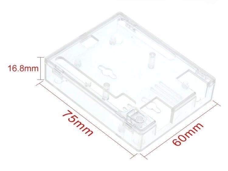 Uno R3 Case Enclosure Transparent Clear Box Compatible with Arduino UNO R3. 