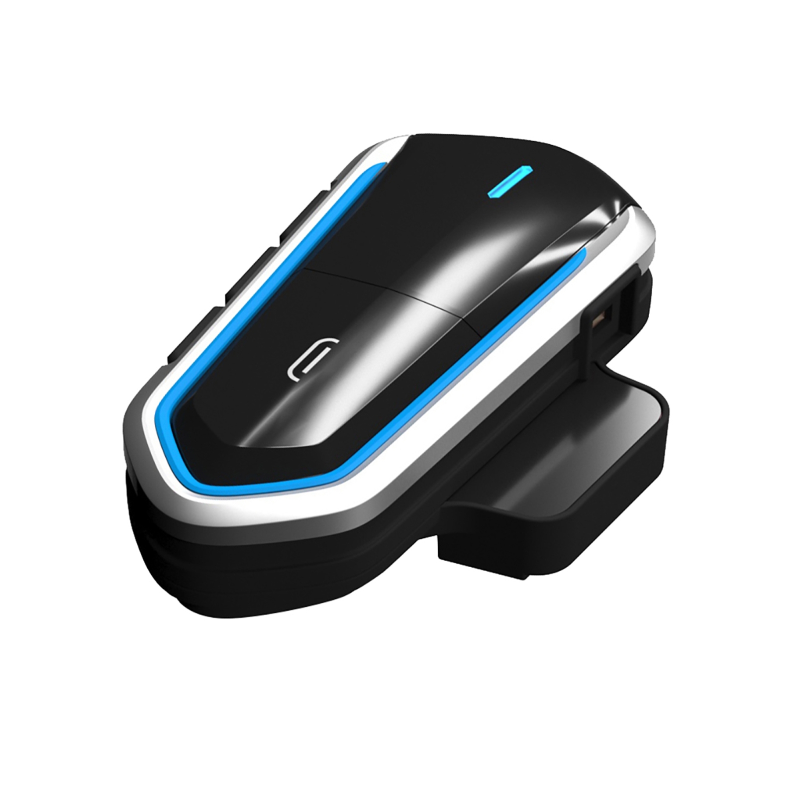 QTB35 Motorcycle Helmet Bluetooth 4.2 Headset Low Power(black). 