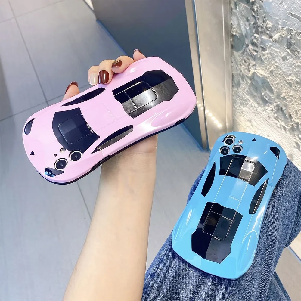 3D new sports car shape mobile phone case for iPhone 15 Pro15Pro Max 14 Plus 12 Pro 13 Pro Max 11Pro Xs Max mobile phone case.