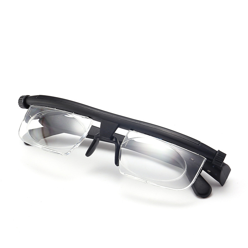 Adlens Focus Adjustable Men Women Reading Glasses Myopia Eyeglasses -6D to +3D Diopters Magnifying Variable Strength. 